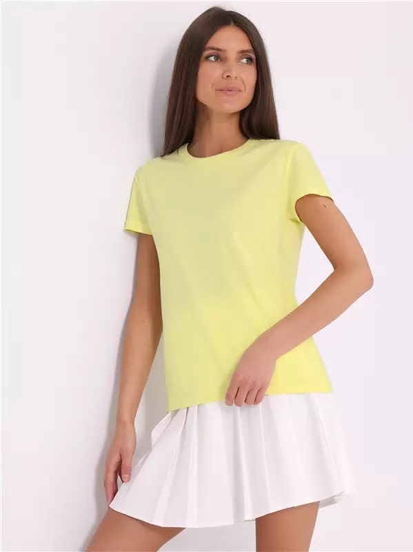 Футболка женская Апрель желтая | 42 | Желтый