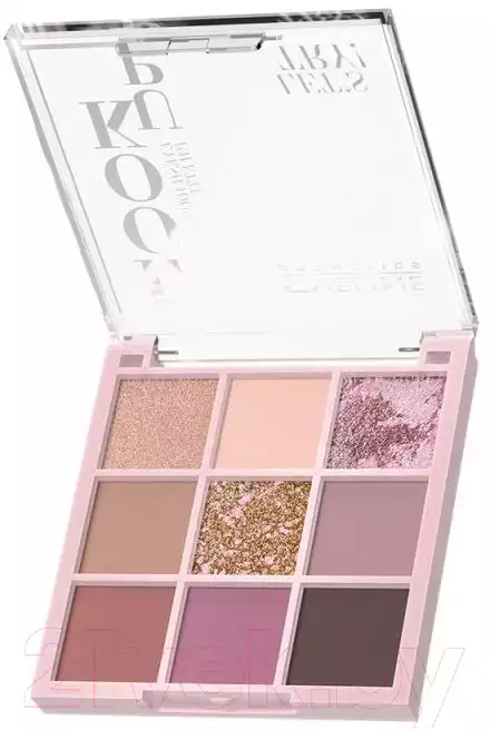 Палетка теней для век Eveline Cosmetics Look Up №1-9 Let`s Try! 10г