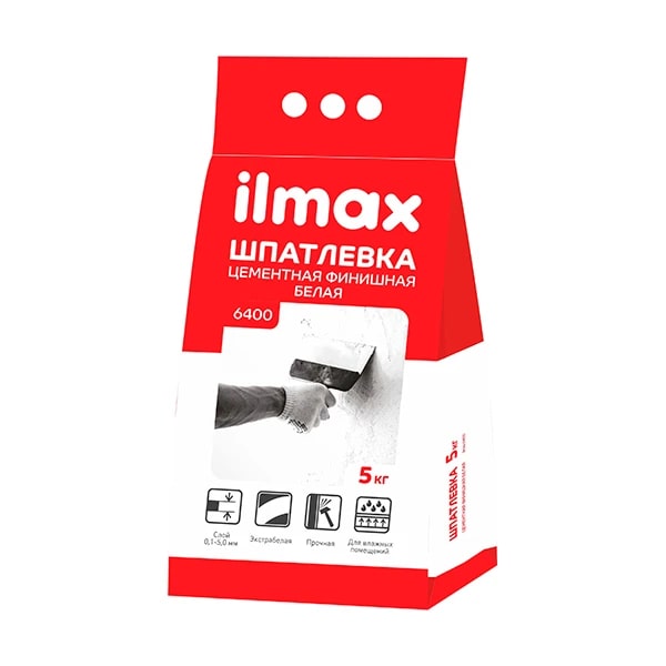 Шпаклевка Ilmax 6400 5 кг