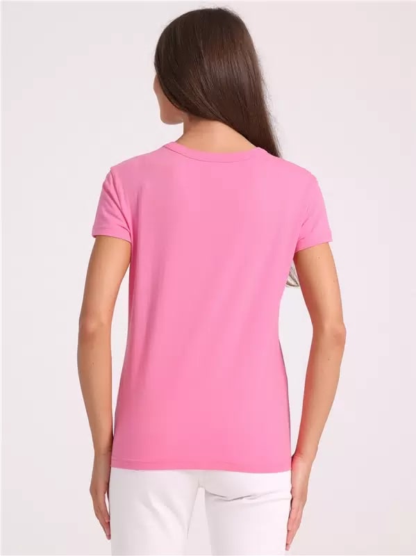 Футболка женская Апрель розовая 46